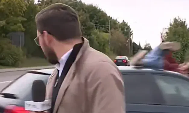 Reporters came to cover an accident, witnessed another accident