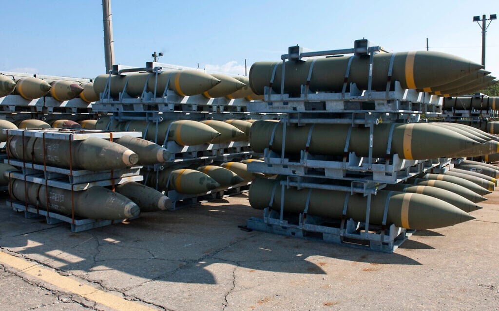 US said planning $2.8 billion in munitions sales to Israel, including 2,000-lb bombs