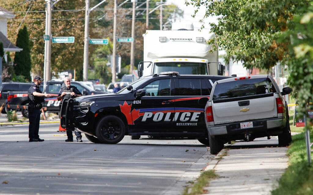 Gunman who fired on police outside Canada synagogue dies of gunfight wounds