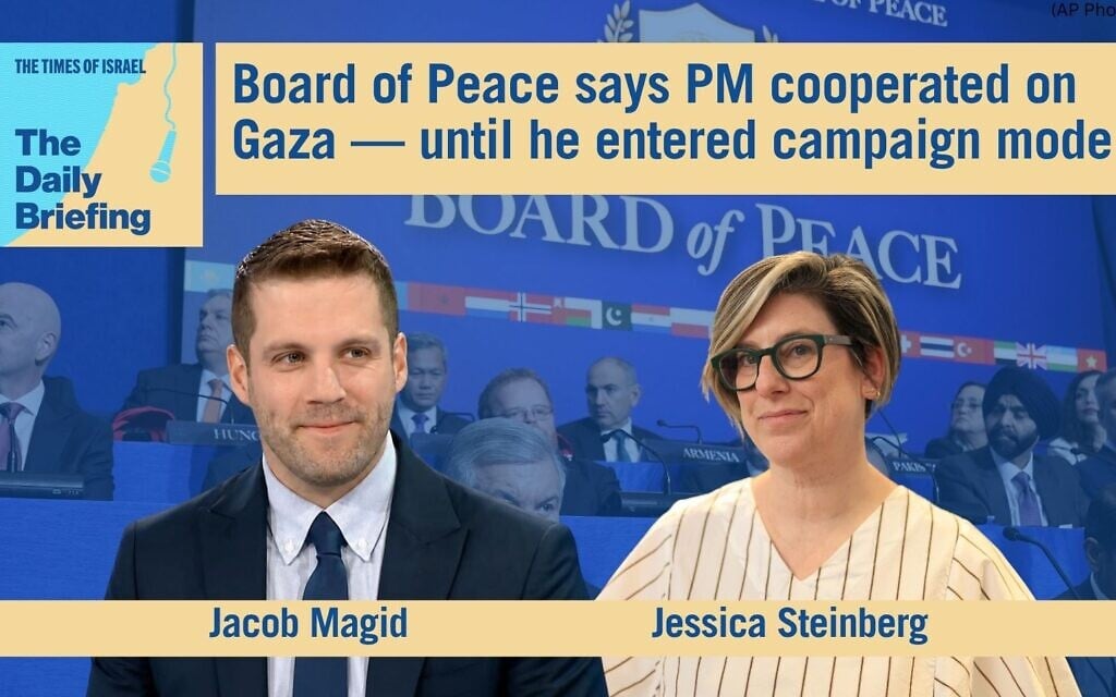 Daily Briefing Sept. 10: Board of Peace says PM cooperated on Gaza — until he entered campaign mode