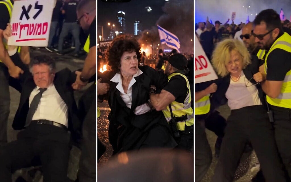 Smotrich assailed for AI video of High Court chief, AG being dragged at protest