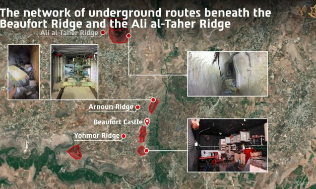 IDF releases footage of Hezbollah infrastructure below Ali al-Taher ridge after destroying tunnels