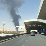 Flames, black smoke spotted near Riyadh airport, eyewitness reports