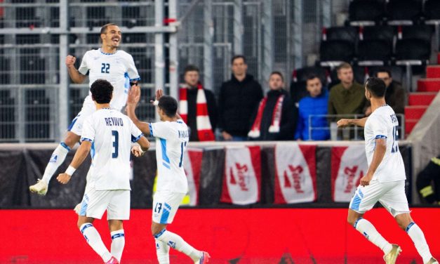 Soccer: Israel’s Abu Farchi sent off after controversial gun gesture celebration