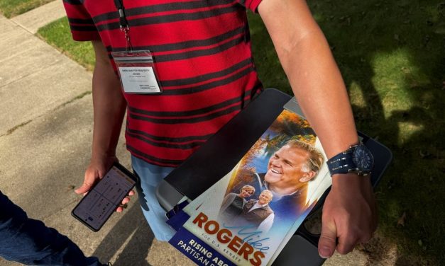 On Michigan doorsteps, Republicans sell Democrats-as-extremists message with mixed success