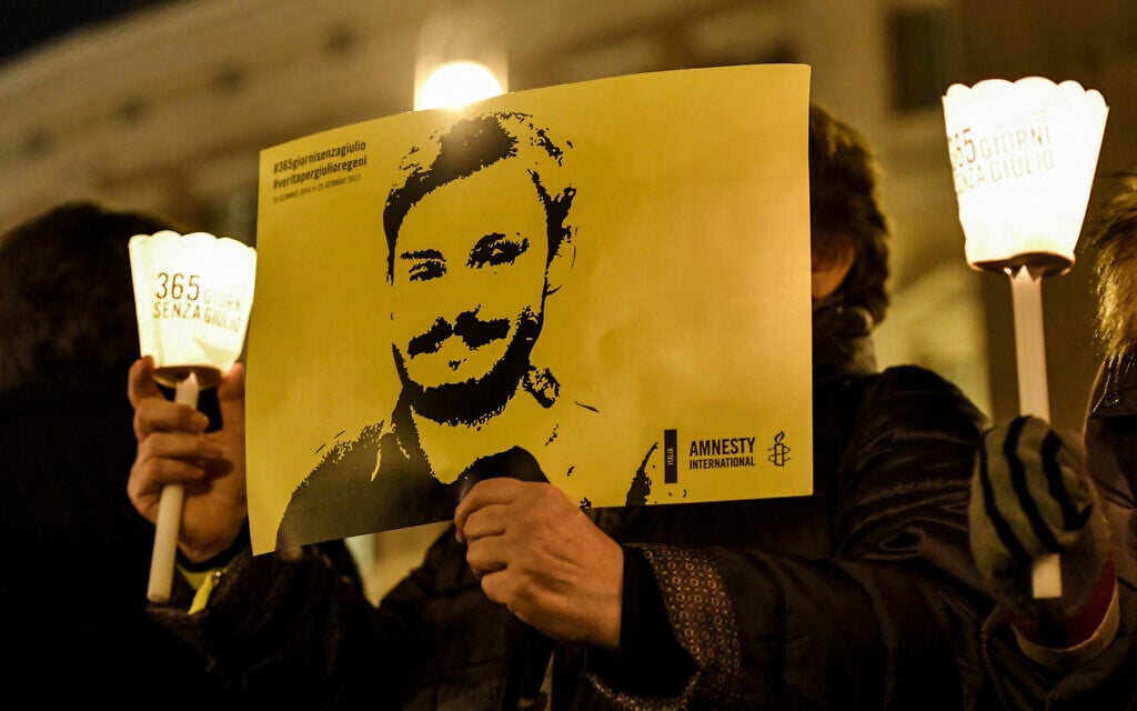 Rome convicts 3 Egyptian security officers for 2016 murder of Italian student
