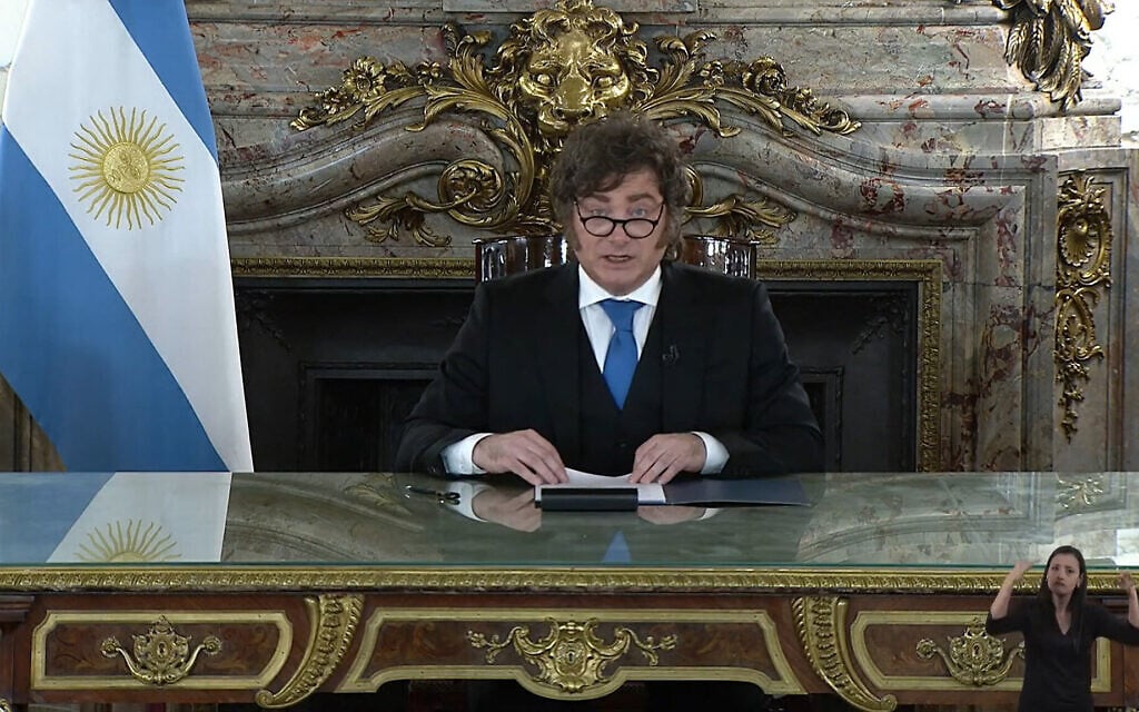 Israeli investors in crosshairs of Argentina’s Milei over Falklands oil project