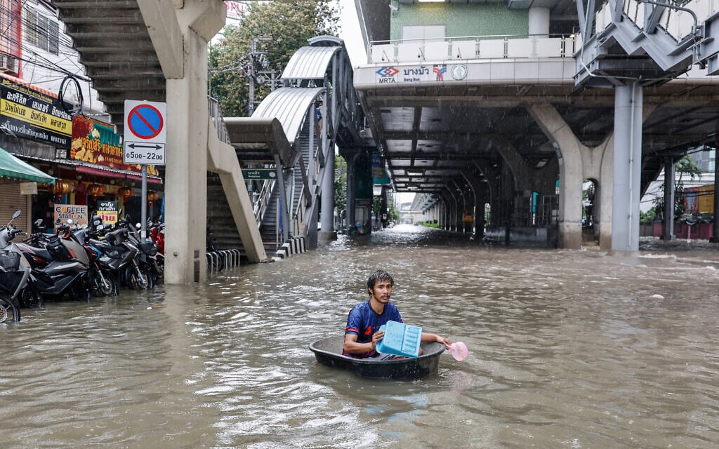 Canals full, roads underwater as Bangkok declares flood disaster amid torrential rains