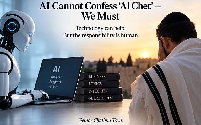 Ben Lazarus | AI Cannot Confess ‘Al Chet’ – We Must