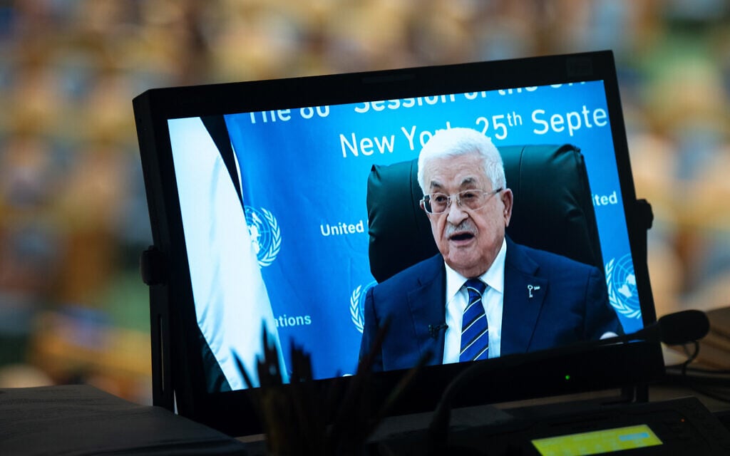 PA submits US entry applications, testing plan to ban Abbas from UN confab — officials