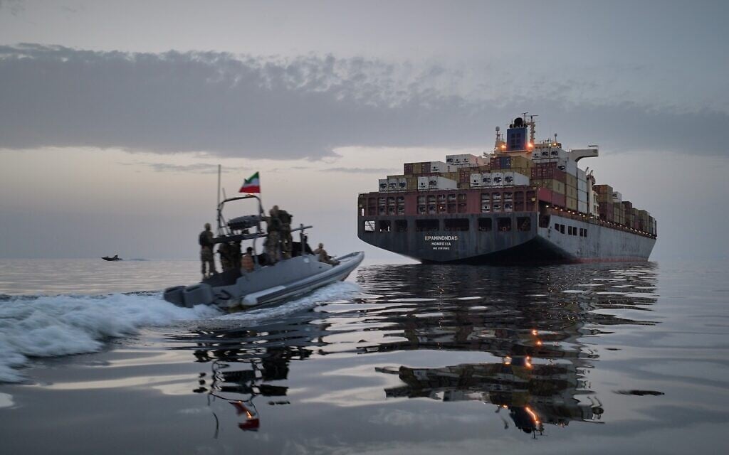 Iranian Revolutionary Guards Navy says it struck oil tanker in Strait of Hormuz