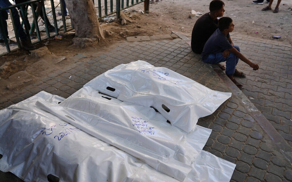 Israeli airstrike said to kill family of four, including two children, in north Gaza