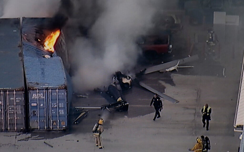 NBC news helicopter crashes in Los Angeles, killing at least 3