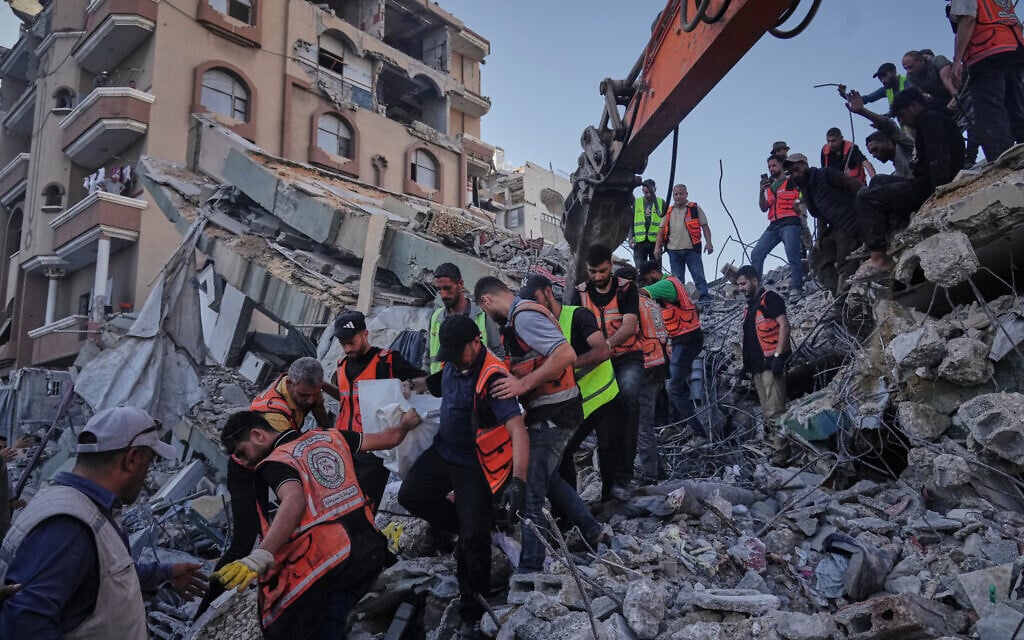 20 reported dead, dozens missing after damaged Gaza City building collapses