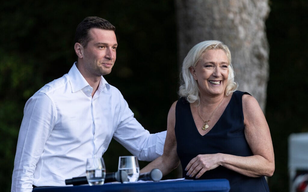 French far-right leader says claims of antisemitism part of ‘total war’ on Le Pen campaign