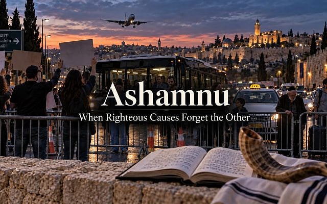 Jeffrey Levine | Ashamnu: When Righteous Causes Forget the Other