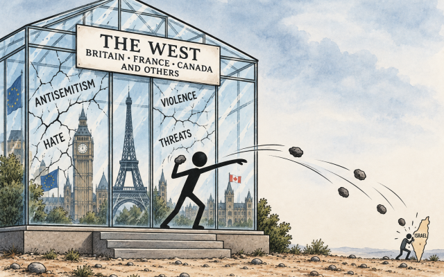 Lisa Shatz | Throwing Stones from a Glass House: The West’s Double Standard on Israel