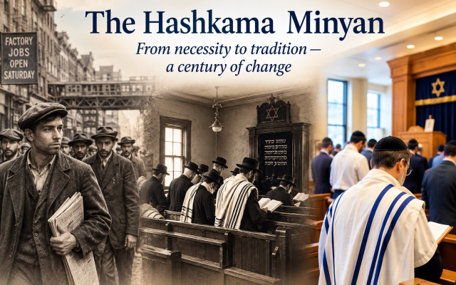 Michael Feldstein | The Evolution of the Hashkama Minyan