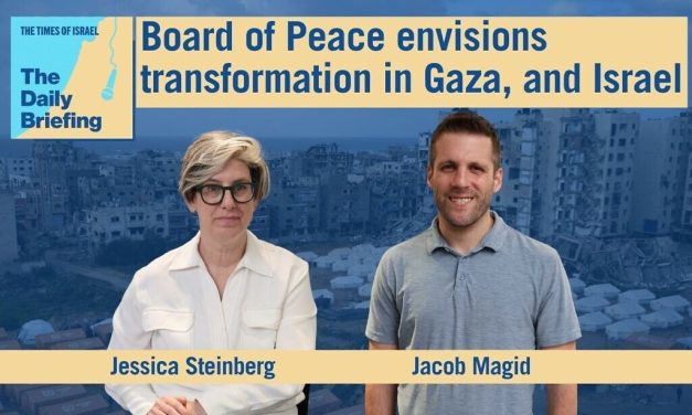 Daily Briefing Sept. 29: Board of Peace envisions transformation in Gaza, and Israel