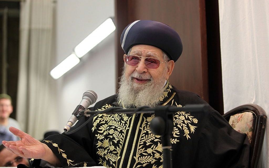 High Court won’t reverse AG’s decision to bar state-funded memorial for Shas Rabbi Ovadia Yosef
