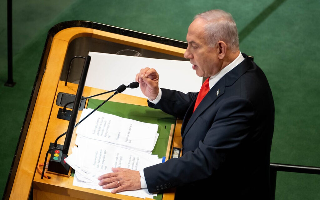 Netanyahu lands in New York to address UN General Assembly, won’t meet Trump