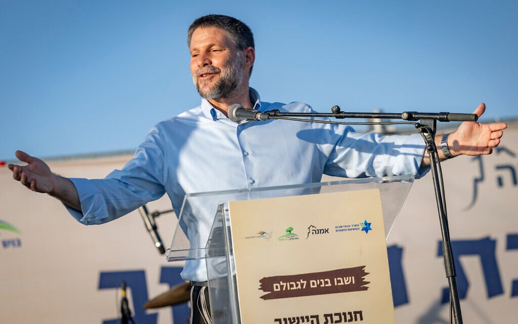 Smotrich: Israel must ‘go to war’ in West Bank, ‘do there what we did in Gaza’