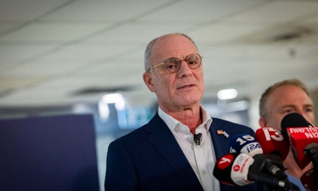 Ambassador Leiter says he’s ‘full of hope’ for son wounded in West Bank ramming attack