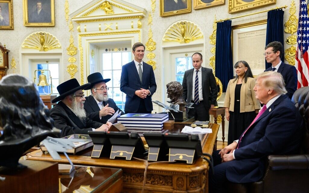 NY Hasidic rabbis reportedly discuss Israel’s draft crisis in meeting with Trump