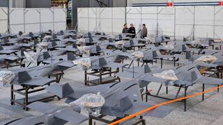 Inspired by Israel? North Korea showcases mass production of suicide drones resembling Harop