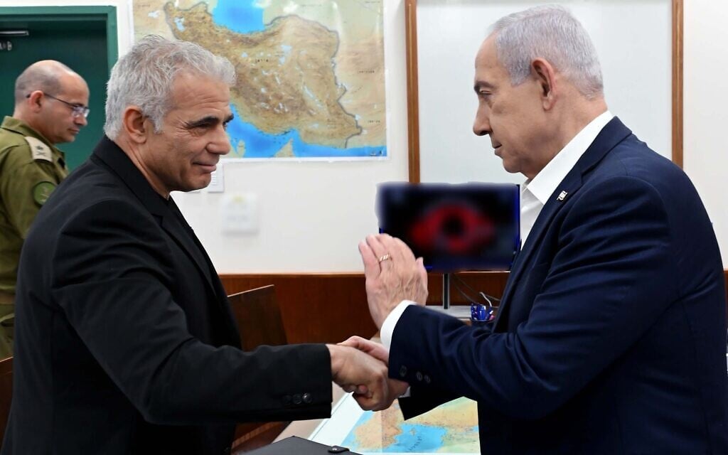 Lapid-Netanyahu meeting said to ‘blow up’ over clash on increasing IDF’s budget