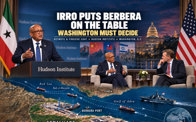 Nassir Hussein Kahin | Irro Puts Berbera on the Table and Washington Must Decide