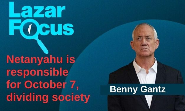 Benny Gantz: Netanyahu is responsible for October 7, dividing society