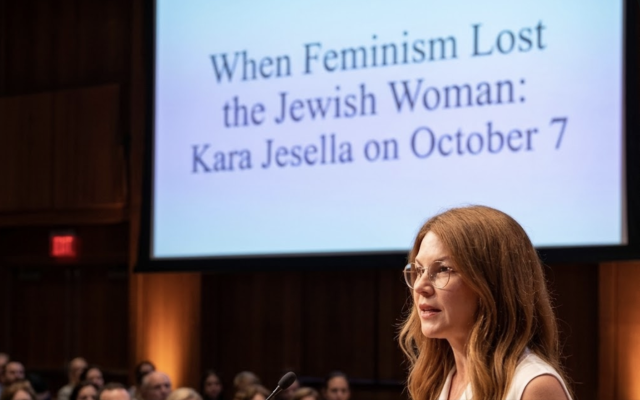 Tim Orr | When Feminism Lost the Jewish Woman: Kara Jesella on October 7