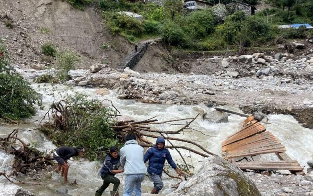 Dozens of Israelis trapped in Nepali mountain village due to landslides, floods