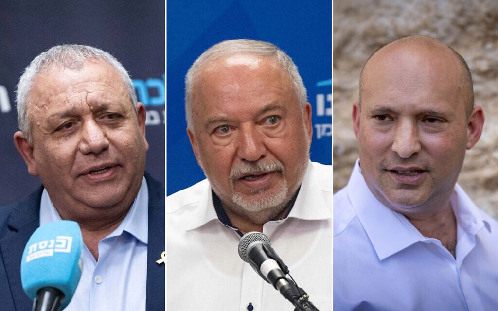 ‘Old politics’: Eisenkot accuses Bennett, Liberman of damaging opposition’s chances