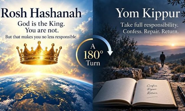 Ben Lazarus | A 180 Degree Turn: Rosh Hashanah to Yom Kippur