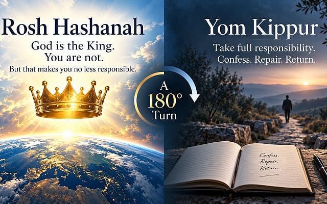 Ben Lazarus | A 180 Degree Turn: Rosh Hashanah to Yom Kippur