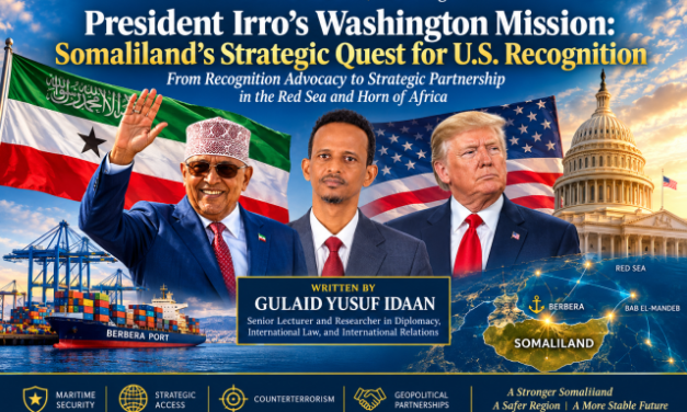 Gulaid Yusuf Idaan | President Irro’s Washington Mission: