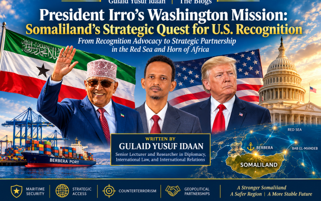 Gulaid Yusuf Idaan | President Irro’s Washington Mission: