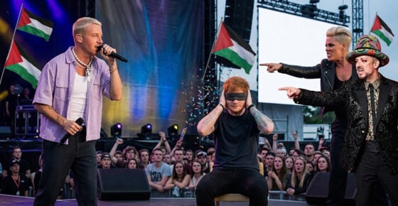 Ed Sheeran Silent After Macklemore’s Anti-Israel Opener