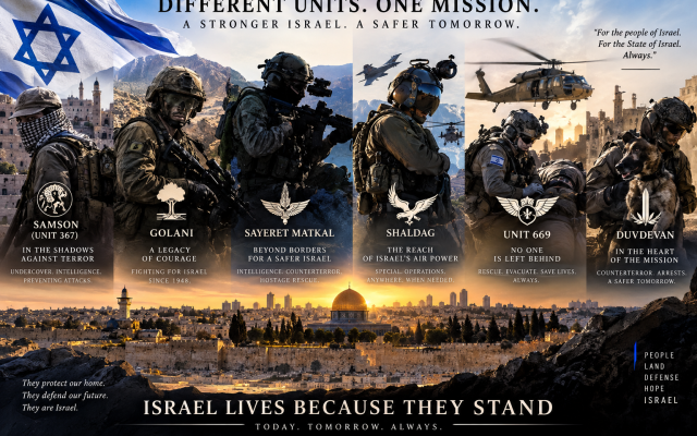 Sabine Sterk | The Units That Stand Between Israel and Its Enemies