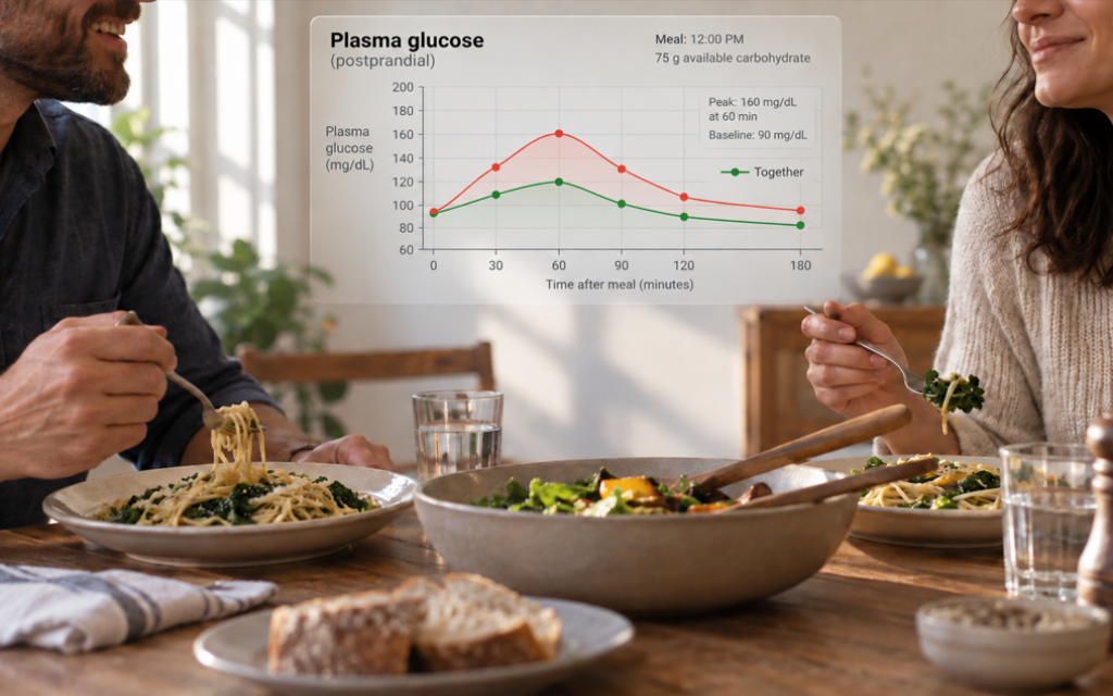 Blood glucose levels are lower when you eat with a loved one — Israeli study