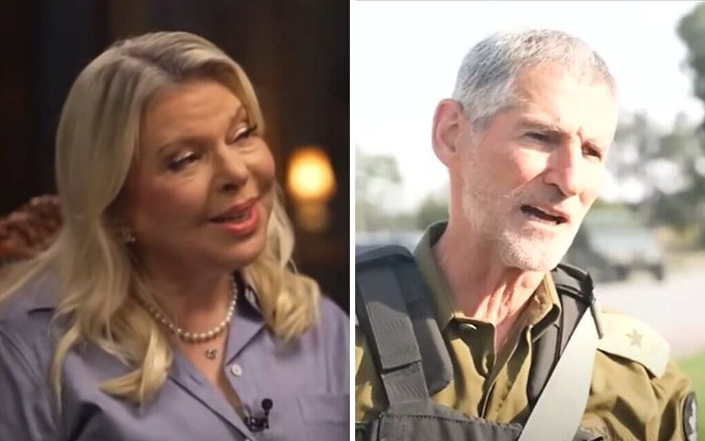Sara Netanyahu pushes conspiracy theory that left-wing leader Golan had advance knowledge of Oct. 7