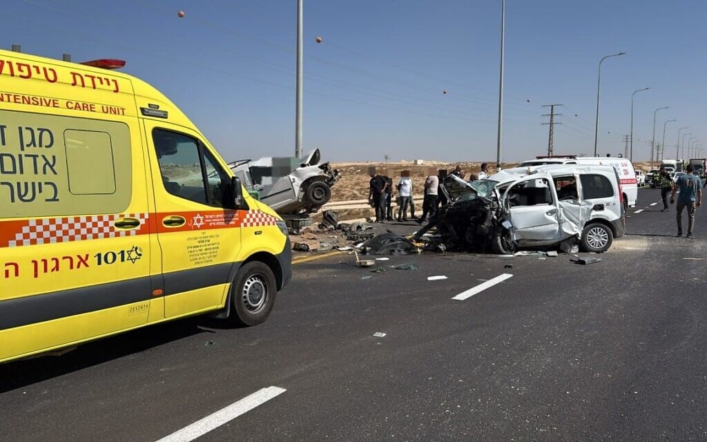 Five people killed in car crashes across Israel since morning