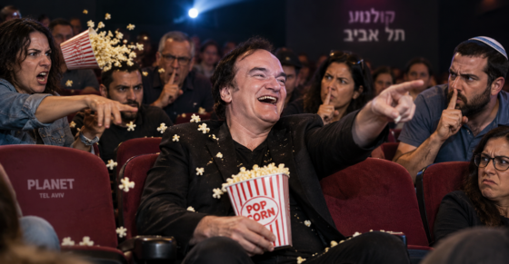 Quentin Tarantino Won’t Stop Laughing Loudly In Israeli Movie Theaters