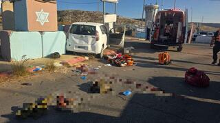 Police patrol crew member seriously wounded in West Bank ramming attack, terrorist killed