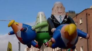 Obscene Netanyahu display greets Trump in Ireland as he backs Irish reunification