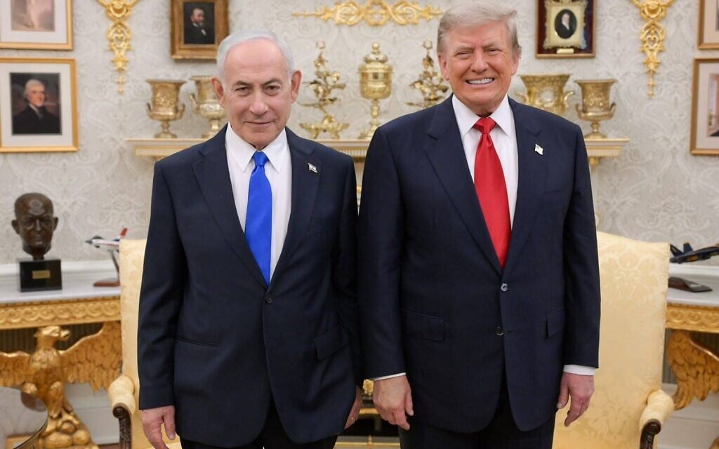Trump offers ‘warrior’ Netanyahu ‘complete and total endorsement’ for reelection