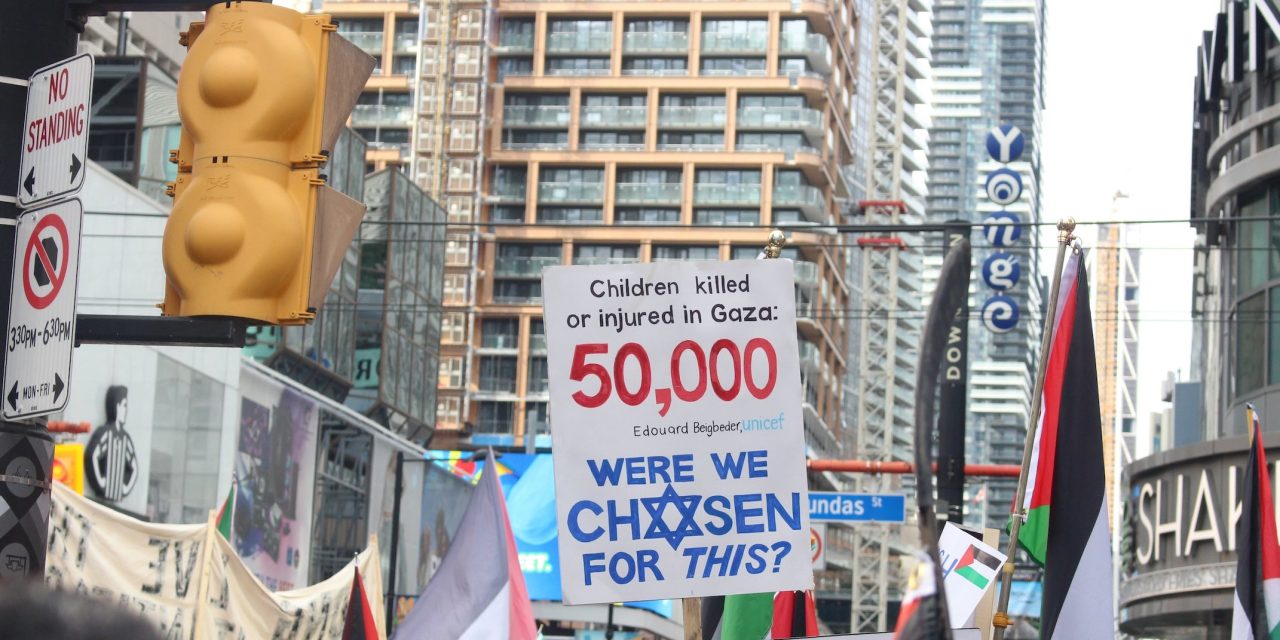 Protesters in Toronto: ‘We will honor all our martyrs’ after 3 years of Gaza war