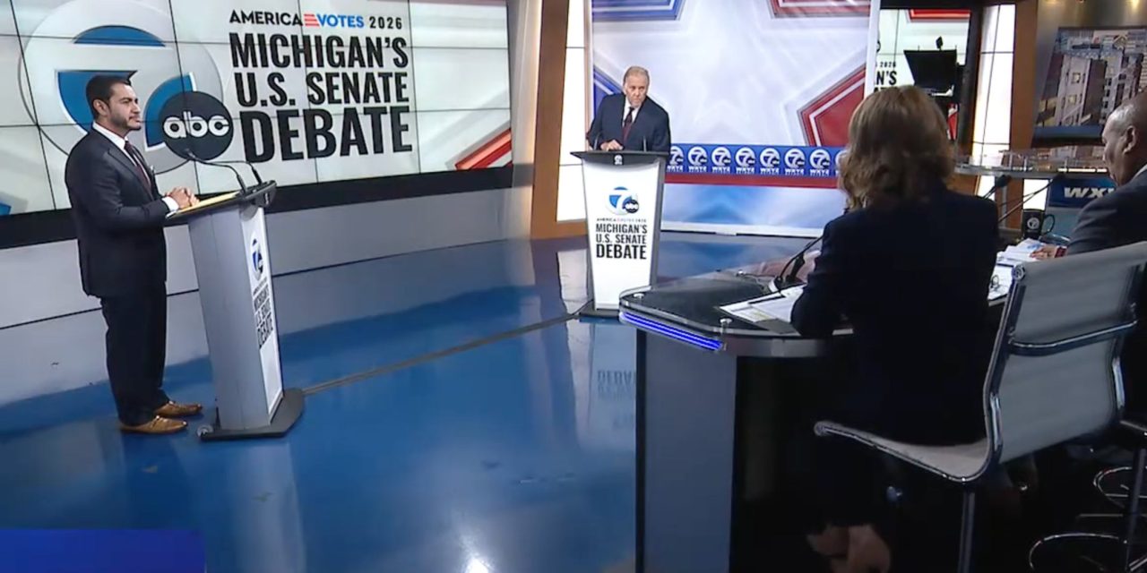 In final Michigan Senate debate, Rogers says Jewish Democrats ‘afraid’ of El-Sayed